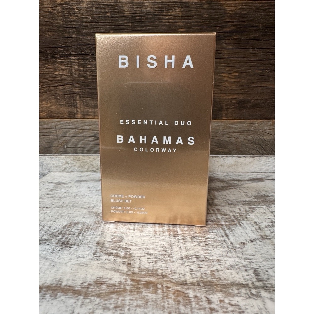 BISHA Bahamas Blush Duo | Cream +‎ Powder | Glowing t ✨MSRP = $42